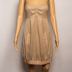 Bubble Dress, no straps, Hottest look Summer. Front pockets, elastic back.